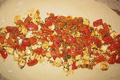 Warmes Fladenbrot mit Schafsk&auml;se 2