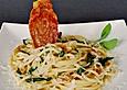 Spaghetti mit Salbei-Knoblauch Sauce