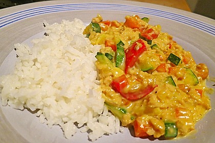 Mein cremiges, veganes Erdnusspfännchen mit Gemüse und Soja 10