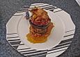 Auberginenauflauf mit Tomaten und Schafsk&auml;se mediterran