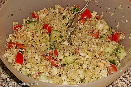 "Falscher Reissalat" aus Blumenkohl 2