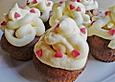 Schokoraspel-Cupcakes mit Zitronencreme