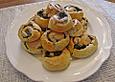 Joghurt-Mohnschnecken mit Amarettoguss