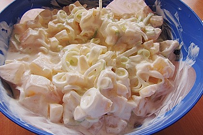 Apfel-Ananas-Lauchsalat, fettarm