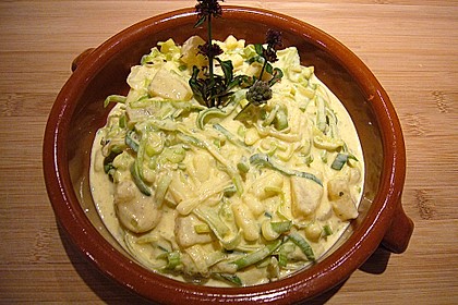 Apfel-Ananas-Lauchsalat, fettarm 4