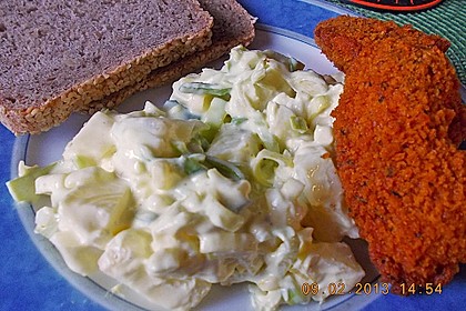 Apfel-Ananas-Lauchsalat, fettarm 6
