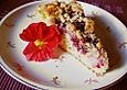 Birnen-Brombeer-Streuselkuchen