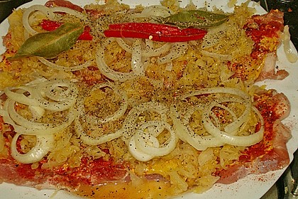 Sauerkraut-Schweinebauch Rouladen 1