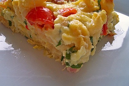 Sp&auml;tzle-Frittata mit B&auml;rlauch 5