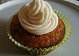 Macadamia Cupcake mit Vanillefrosting