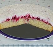 Himbeer-Kokoscreme Schnitten (Bild)
