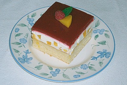 Pfirsich-Melba Schnitten 1
