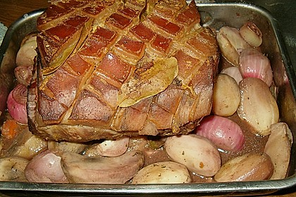 Schweinebraten mit Cidre (Sidra) 3
