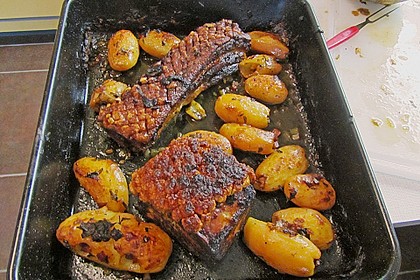 Schweinebraten mit Cidre (Sidra) 2