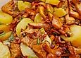 Kartoffelsalat mit Pfifferlingen