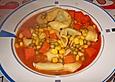 Bunte Tortellinisuppe
