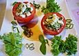 Tomaten mit Mozzarella-Tartar