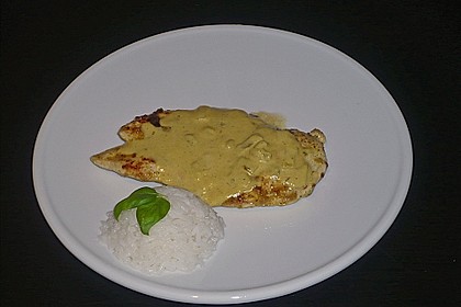 H&uuml;hnchenbrust mit Senfso&szlig;e