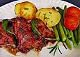 Rinderleber-Saltimbocca