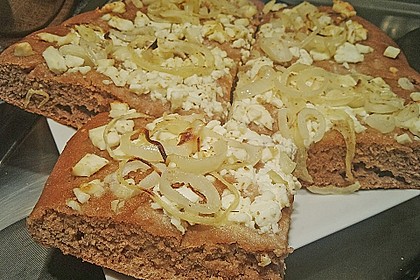 Dinkel-Vollkorn Focaccia mit Ziegenk&auml;se 1