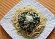 Pasta mit Spinat-Lachsso&szlig;e