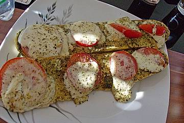 Überbackene Baguettes