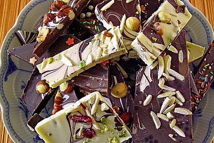 Bunte Bruchschokolade zum Verschenken 23