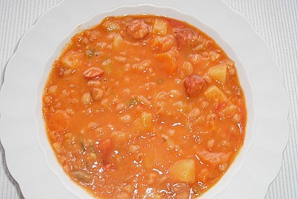 Serbische Bohnensuppe 11