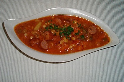 Serbische Bohnensuppe 3