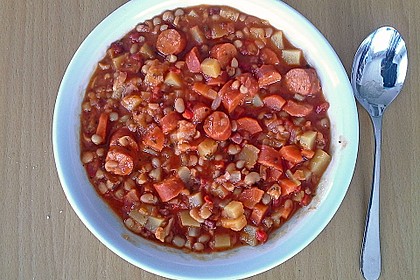 Serbische Bohnensuppe 5
