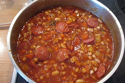 Serbische Bohnensuppe 6