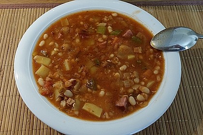Serbische Bohnensuppe 7
