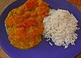K&uuml;rbis Curry exotisch mit Kokosmilch
