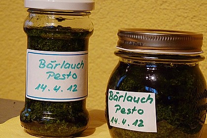 B&auml;rlauch-Basilikum Pesto