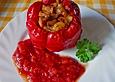 Gef&uuml;llte Paprikaschoten mit Bulgur