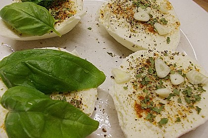 Mozzarella im Schinkenmantel gebraten 6