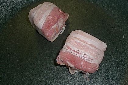 Mozzarella im Schinkenmantel gebraten 7