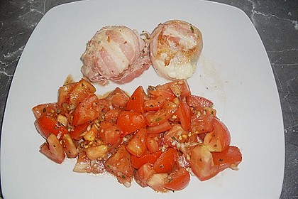Mozzarella im Schinkenmantel gebraten 18