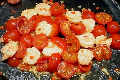 Spaghetti mit Chiligarnelen 16