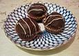 Schwarz-wei&szlig;e Schokoladenmuffins