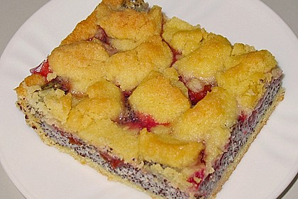 Zwetschgenkuchen mit Mohnquark + Butterstreuseln 8