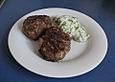 Frikadellen mit Zucchini und Sauerampfer