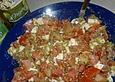 Nudeln mit Tomaten, Mozzarella und Pesto