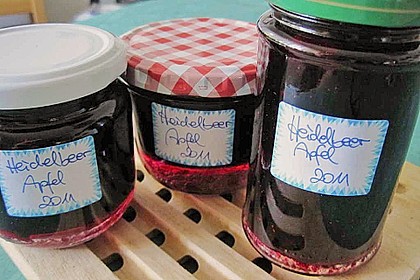 Heidelbeer-Apfel Marmelade 2