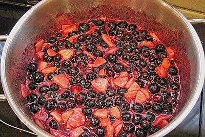 Heidelbeer-Apfel Marmelade 4