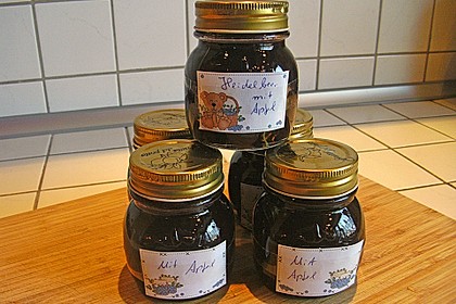 Heidelbeer-Apfel Marmelade 3