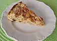 Gedeckter Apfelkuchen mit Buttermandeln