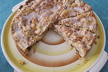 Gedeckter Apfelkuchen mit Buttermandeln 2