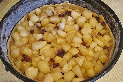 Gedeckter Apfelkuchen mit Buttermandeln 3