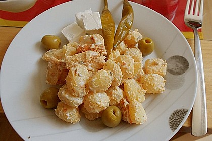 Gyros-Kartoffelsalat mit Tzatziki 1